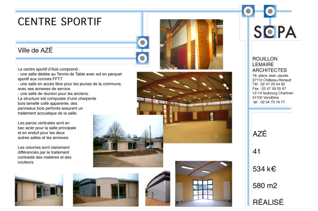 SALLE DE SPORT POLYVALENTE