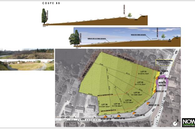 Plan masse de répartition des lots