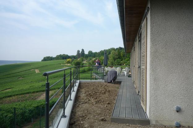 balcon sur les vignes
