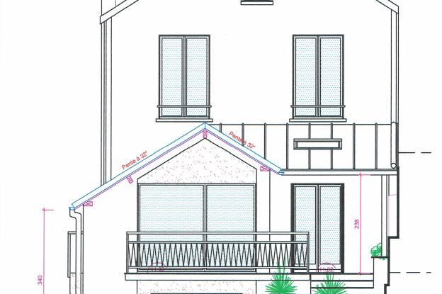 Façade sur jardin (extension)
