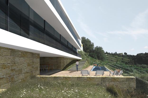Vue de la façade Sud