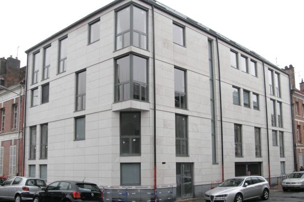 L'immeuble de 5 appartements, en finition