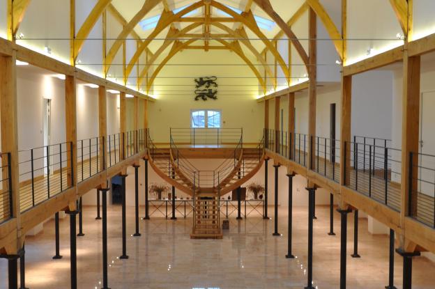 Vue d'ensemble du hall d'accueil