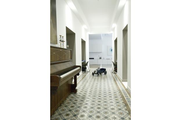 Restructuration d'un appartement familial de 170m² - Vue du hall