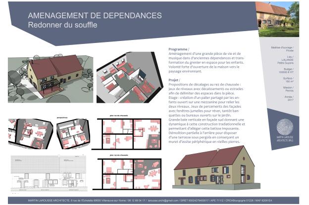 Rénovation longère Lalande