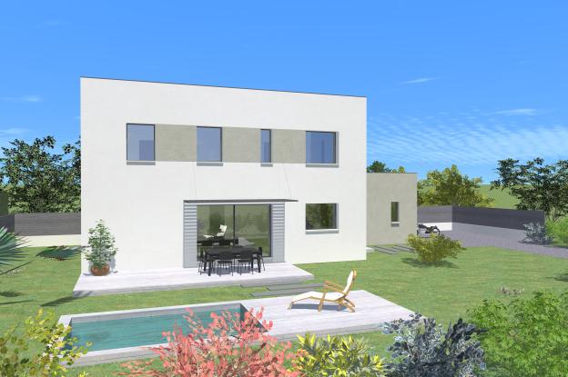 MAISON CONTEMPORAINE BLOC A BANCHER