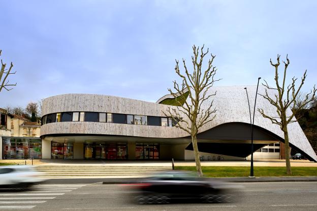 Vue extérieure de la Cité de la Musique © Studio Erick Saillet
