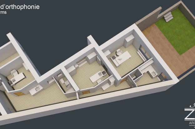 Fluidité de l'espace pour la réunion de ces 2 appartements