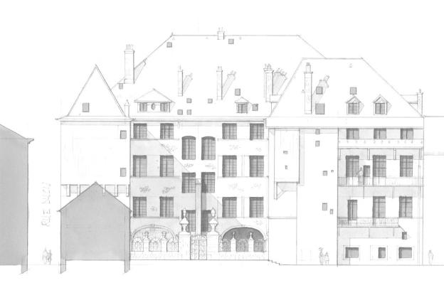Façade - Hôtel particulier du 17ème siècle