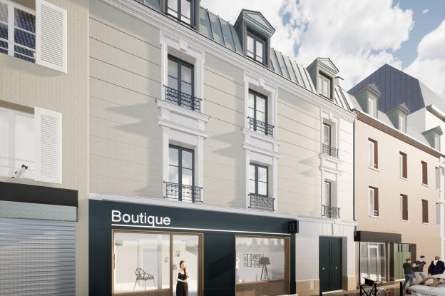 Vue sur la rue de Neuilly