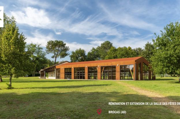Salle des fêtes à Brocas (40) | SLK-ARCHITECTES