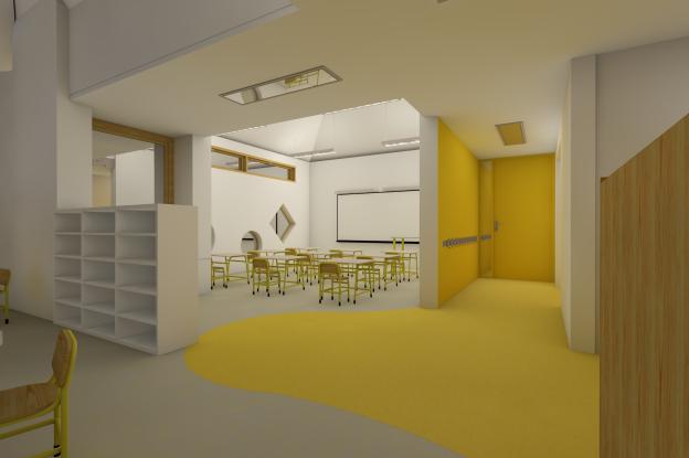 Salle jaune