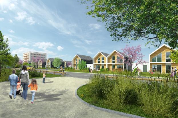 Champforgeuil - Construction de 20 logements BBC ossature bois - XXL Atelier