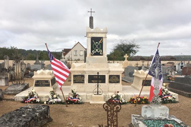 Après travaux : monument funéraire du Maréchal de Rochambeau (12/09/2017)