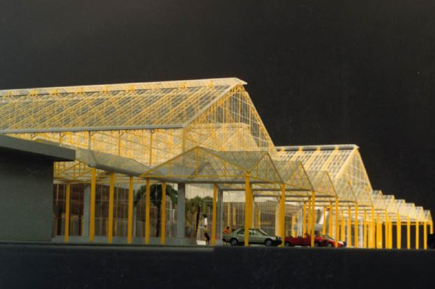 Halle Plantassistance - Maquette du projet d'ensemble