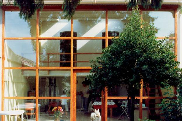 Maison Richard Ojalvo - Façade bois en Doussié