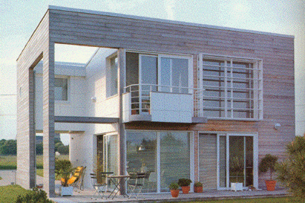 facade sud vers le jardin