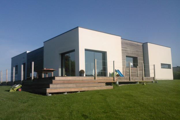 Maison bioclimatique / plandarchi