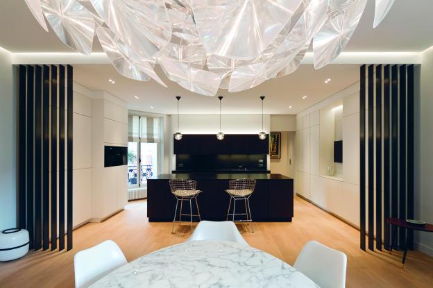 FELD Architecture_Projet Neuilly-sur-Seine _Salle à manger_Cuisine