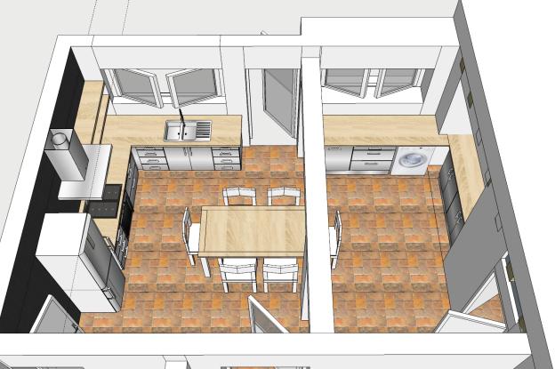 Plan de rendu Cuisine 1
