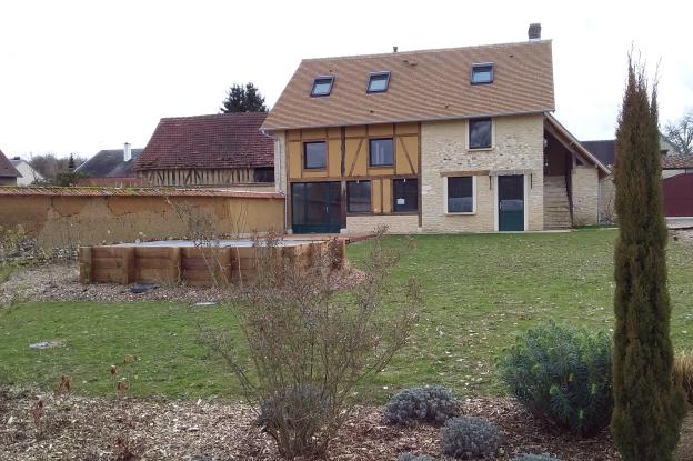 Grange réhabilitée en maison d'amis