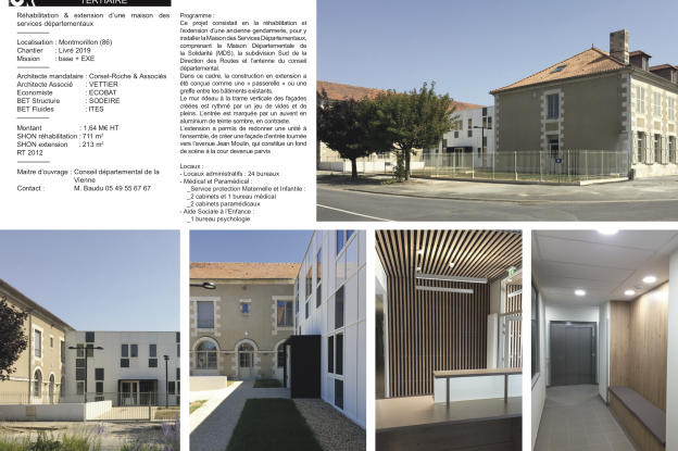 Maison des Services Départementaux à Montmorillon