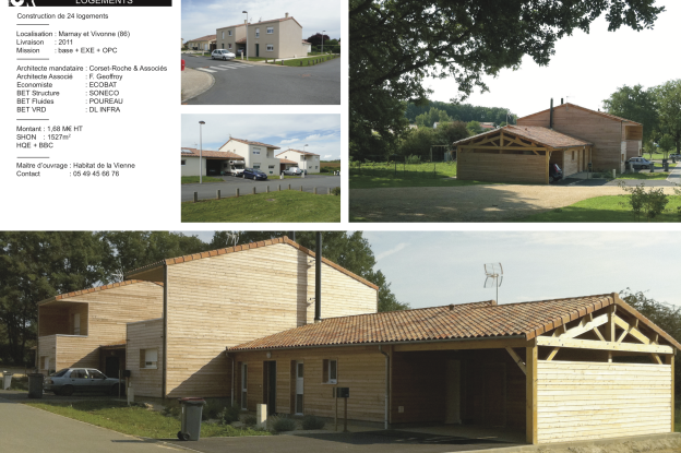 Logements à Marnay et Vivonne