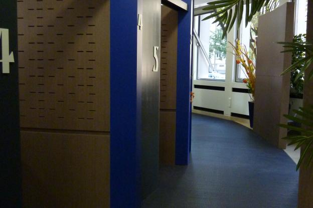 Circulation vers box d'accueil