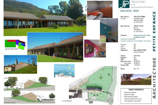Micro-crèche et ludothèque à Grésin - JLP architecte / Agence Arnaud et Poingt M