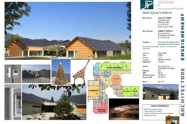 G.S Drumettaz - JLP architecte