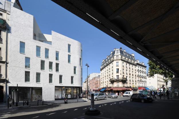 18 logements sociaux - Façade sur boulevard