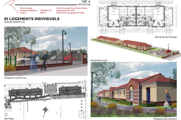 Construction de 05 Logements Individuels Locatifs à CUINCHY