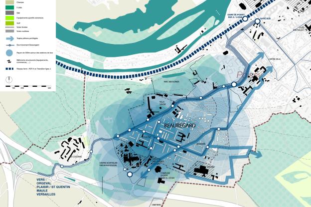 Analyse de la desserte en transports en commun du quartier