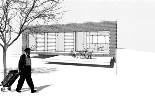 MAISON SUR PILOTIS BARDAGE METALLIQUE