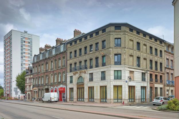 Projet - Vue depuis la rue (photo : Grégoire Auger)