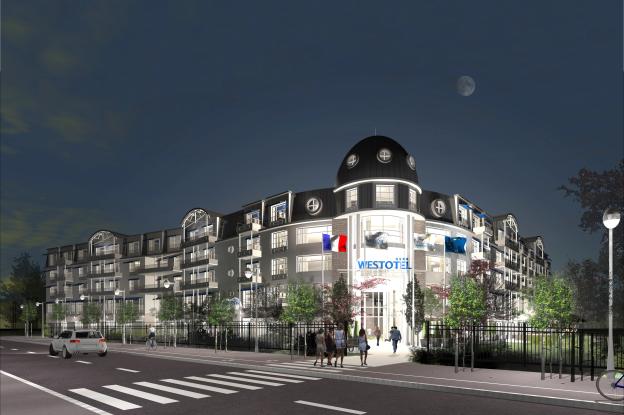Westotel****, vue nocturne.