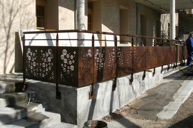 Passerelle et terrasse
