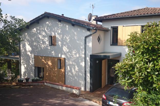 façade de la maison après travaux