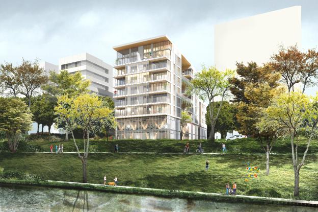 Depuis la Seine.