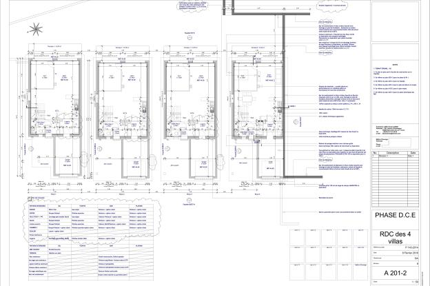 Plan des RdC - Ground floors plan