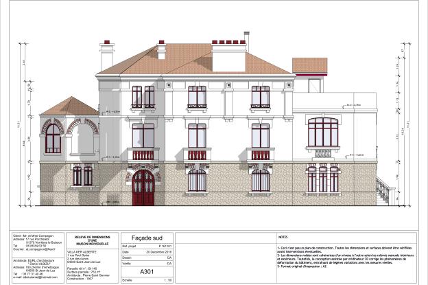 Reconstitution de la villa Ker Alberte à Saint-Jean-de-Luz