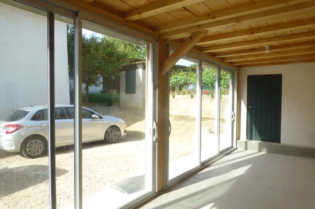 Intérieur de la véranda au Sud