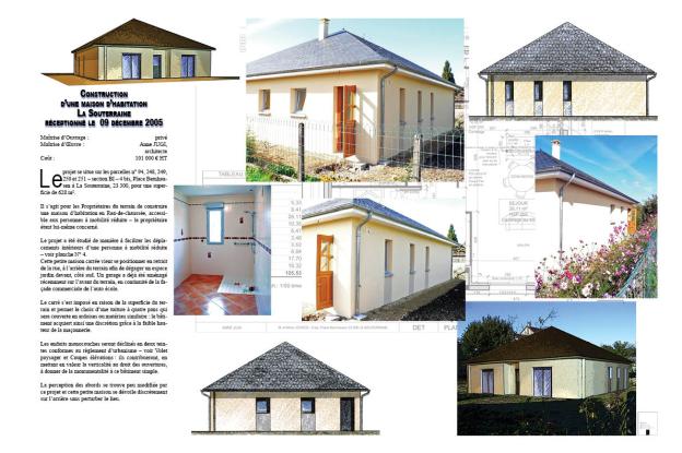 Petite maison accessible handicapés 