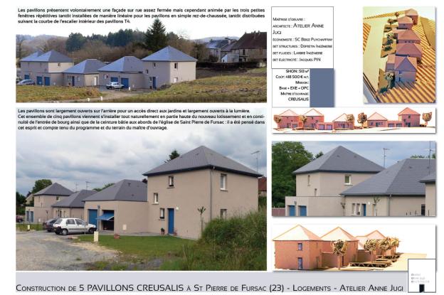 5 pavillons locatifs à FURSAC