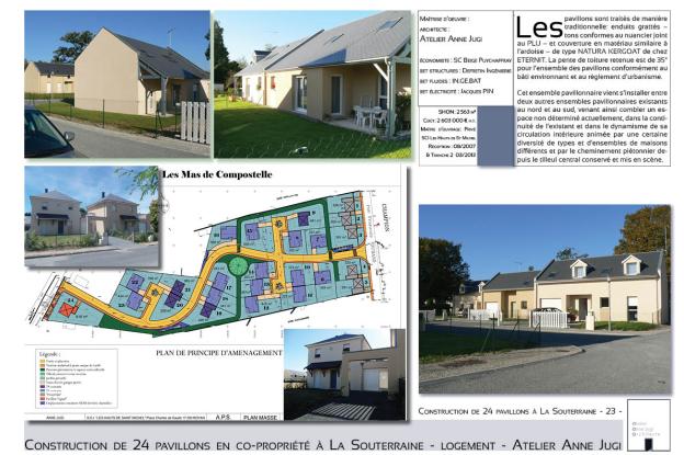 24 pavillons en co-propriété 