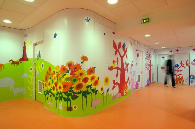Le mur d'images dans l'entrée © David Boureau