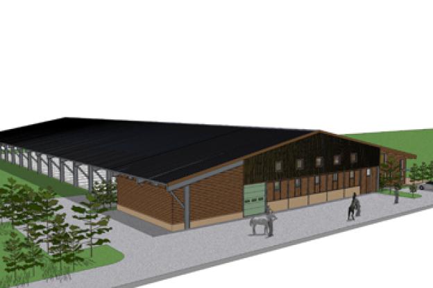Bâtiment destiné à l’élevage et à la valorisation du cheval de compétition 