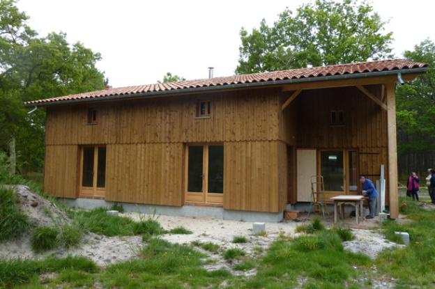Maison bois dans les Landes