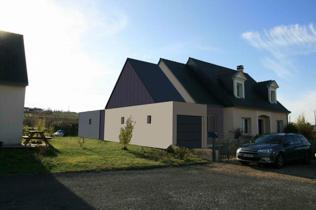 Extension d'un pavillon pour créer des annexes
