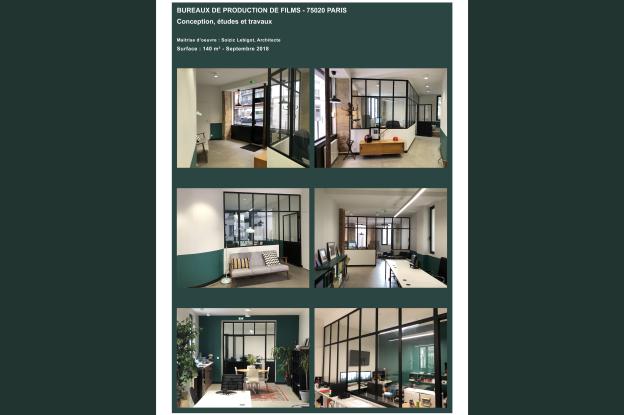 Agence d'Architecte DPLG à Paris - Architecture Bureaux - Soizic Lebigot